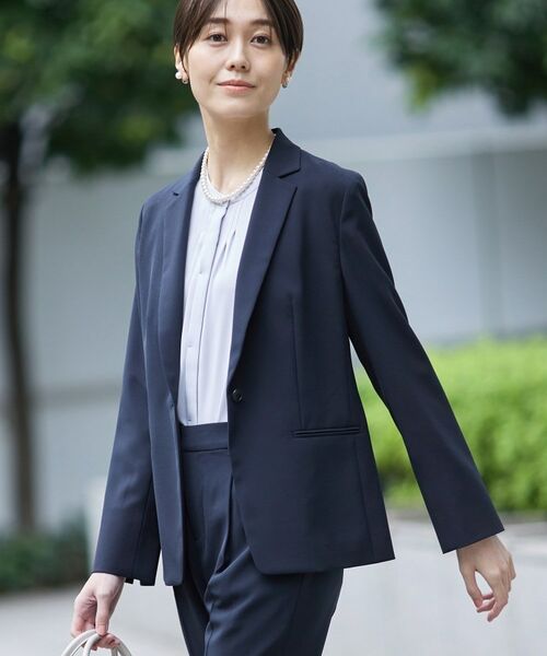 INDIVI / インディヴィ テーラードジャケット | 【洗える/UVケア/スーツ】ストレッチテーラードカラージャケット | 詳細26