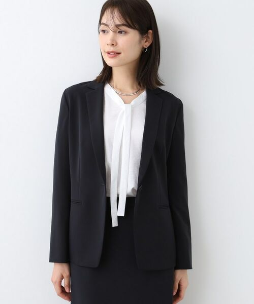 INDIVI / インディヴィ テーラードジャケット | 【洗える/UVケア/スーツ】ストレッチテーラードカラージャケット | 詳細28