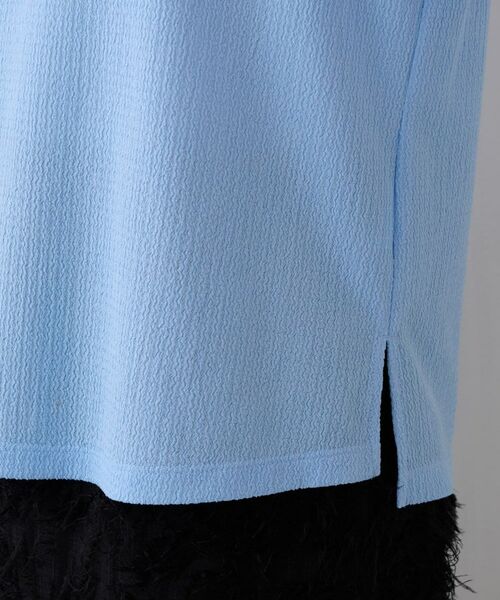 INDIVI / インディヴィ カットソー | 【洗える／凹凸素材】Vネックカットソートップス | 詳細23