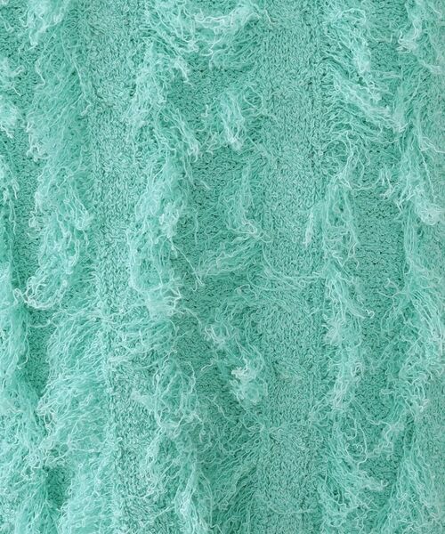 INDIVI / インディヴィ ニット・セーター | 【洗える】フリンジ ジャカードニット | 詳細13