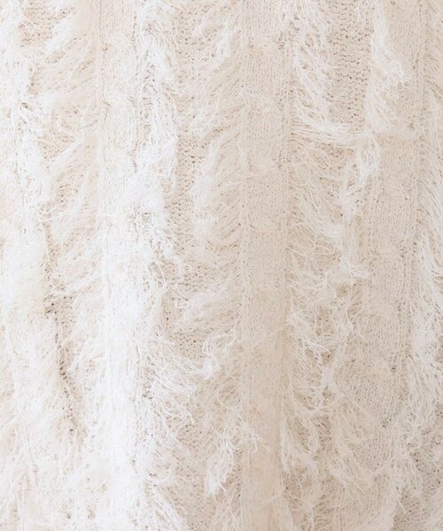 INDIVI / インディヴィ ニット・セーター | 【洗える】フリンジ ジャカードニット | 詳細5