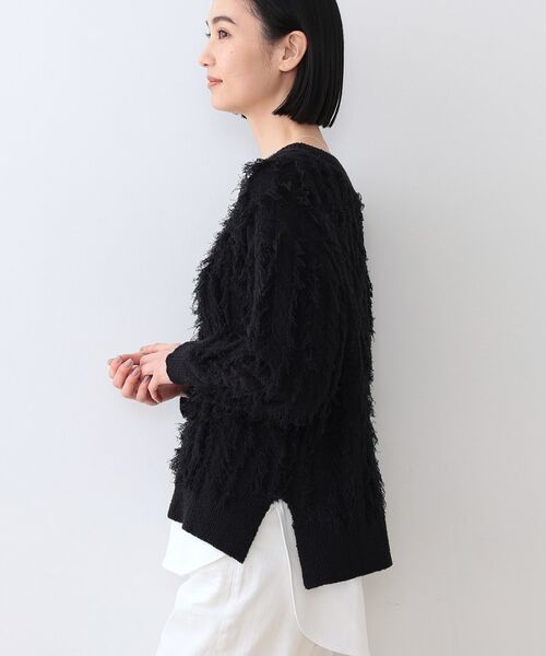 INDIVI / インディヴィ ニット・セーター | 【洗える】フリンジ ジャカードニット | 詳細6
