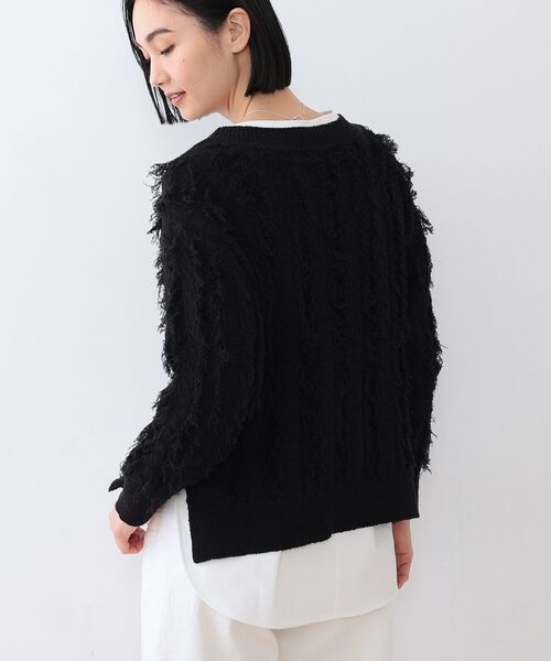 INDIVI / インディヴィ ニット・セーター | 【洗える】フリンジ ジャカードニット | 詳細7