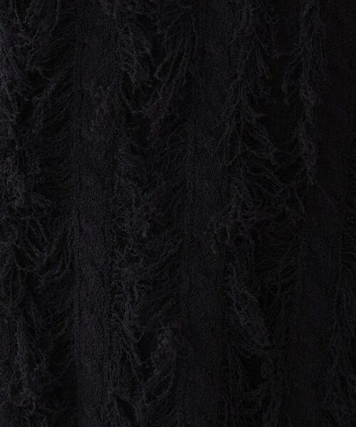 INDIVI / インディヴィ ニット・セーター | 【洗える】フリンジ ジャカードニット | 詳細9