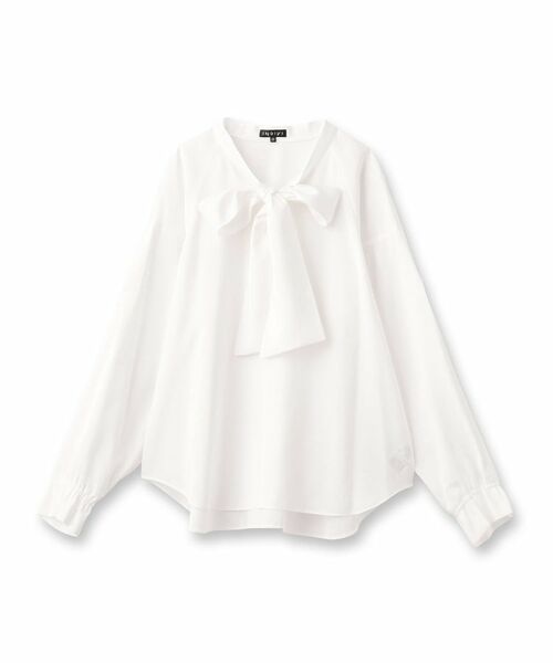 INDIVI / インディヴィ その他トップス | 【2点セット／UVケア】ツイードジレ＆ボウタイブラウス カセット服 | 詳細2