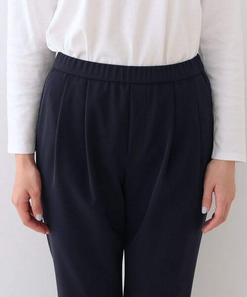 INDIVI / インディヴィ ショート・ハーフ・半端丈パンツ | 春SALE！【褒められパンツ】ストレッチ タックテーパードパンツ | 詳細25