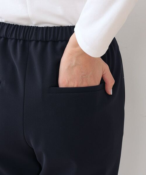 INDIVI / インディヴィ ショート・ハーフ・半端丈パンツ | 春SALE！【褒められパンツ】ストレッチ タックテーパードパンツ | 詳細26