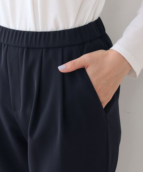 INDIVI / インディヴィ ショート・ハーフ・半端丈パンツ | 春SALE！【褒められパンツ】ストレッチ タックテーパードパンツ | 詳細27