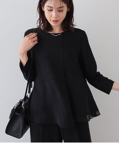 INDIVI / インディヴィ シャツ・ブラウス | 【着る日傘/遮熱/UVケア】ペプラムデザインブラウス