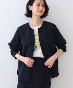 INDIVI / インディヴィ シャツ・ブラウス | 【洗える／SETUP可能】ダブルポケット シャツブルゾン