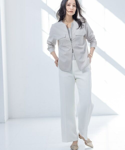 INDIVI / インディヴィ シャツ・ブラウス | 【洗える／SETUP可能】ダブルポケット シャツブルゾン | 詳細19