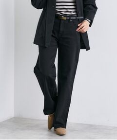 INDIVI / インディヴィ パンツ | 【通年活躍！褒められデニム】ワイドストレート デニムパンツ