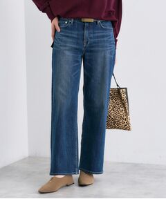 INDIVI / インディヴィ パンツ | 【通年活躍！褒められデニム】ワイドストレート デニムパンツ