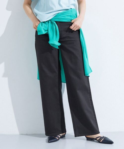 INDIVI / インディヴィ パンツ | 【通年活躍！褒められデニム】ワイドストレート デニムパンツ | 詳細19