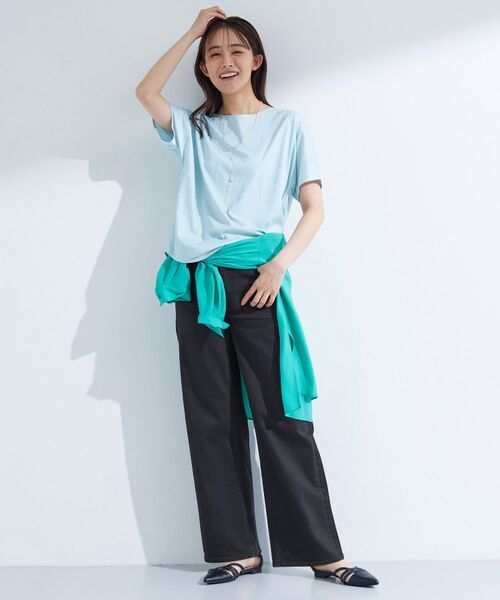 INDIVI / インディヴィ パンツ | 【通年活躍！褒められデニム】ワイドストレート デニムパンツ | 詳細20