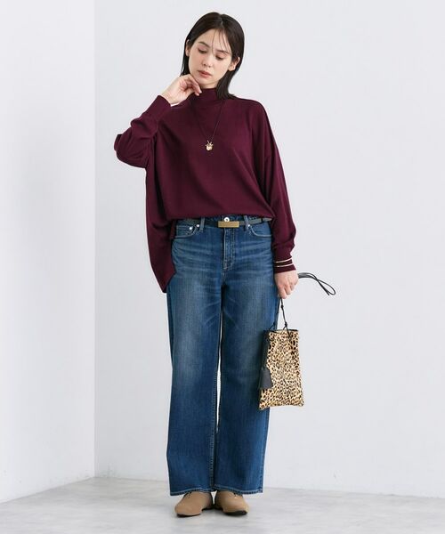 INDIVI / インディヴィ パンツ | 【通年活躍！褒められデニム】ワイドストレート デニムパンツ | 詳細23