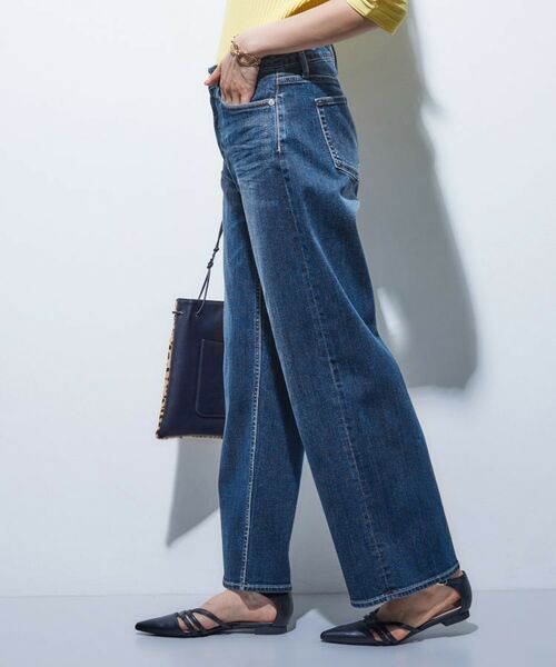 INDIVI / インディヴィ パンツ | 【通年活躍！褒められデニム】ワイドストレート デニムパンツ | 詳細25