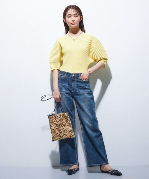 INDIVI / インディヴィ パンツ | 【通年活躍！褒められデニム】ワイドストレート デニムパンツ | 詳細26