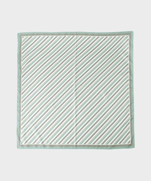 INDIVI / インディヴィ バンダナ・スカーフ | 春SALE！バイアスストライプ柄スカーフ | 詳細1