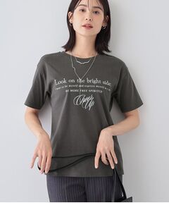 INDIVI / インディヴィ Tシャツ | 【UVケア／選べるデザイン】フォト＆ロゴ プリントTシャツ
