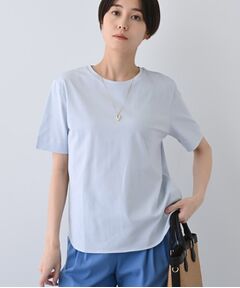 INDIVI / インディヴィ Tシャツ | 【洗える】シンプルきれいめ無地Tシャツ