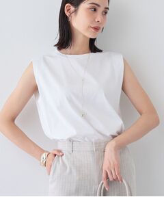 INDIVI / インディヴィ カットソー | 【洗える】きれいめノースリーブトップス