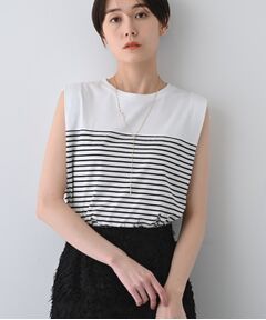 INDIVI / インディヴィ カットソー | 【洗える】きれいめノースリーブトップス