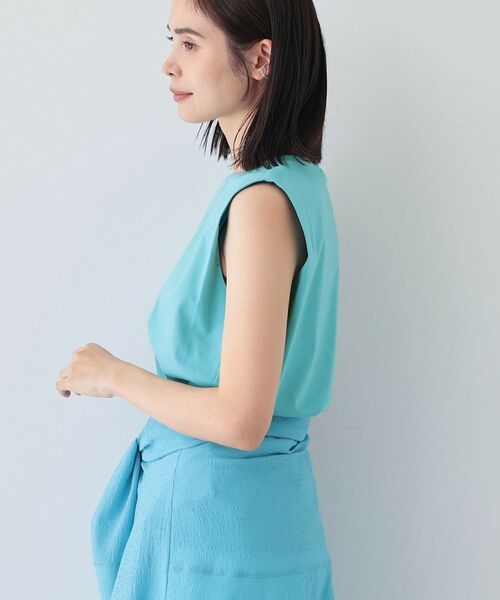 INDIVI / インディヴィ カットソー | 【洗える】きれいめノースリーブトップス | 詳細18
