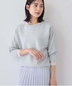 INDIVI / インディヴィ ニット・セーター | 【洗える／無縫製】美シルエット ドルマンスリーブニット