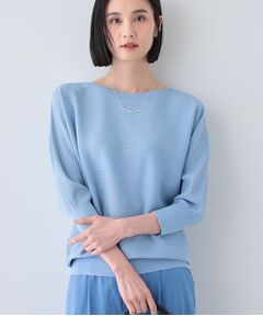 INDIVI / インディヴィ ニット・セーター | 【洗える／無縫製】美シルエット ドルマンスリーブニット