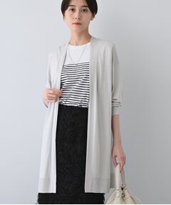 INDIVI / インディヴィ カーディガン・ボレロ | 【洗える／肌触り◎】ミニマムデザイン ニットカーディガン