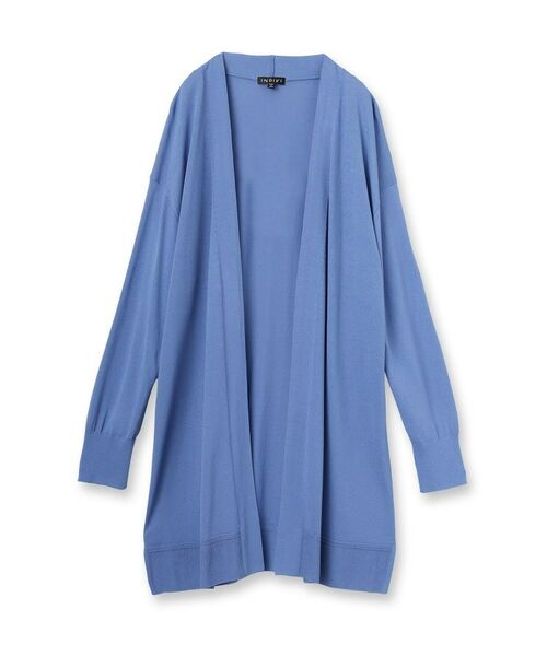 INDIVI / インディヴィ カーディガン・ボレロ | 【洗える／肌触り◎】ミニマムデザイン ニットカーディガン | 詳細1