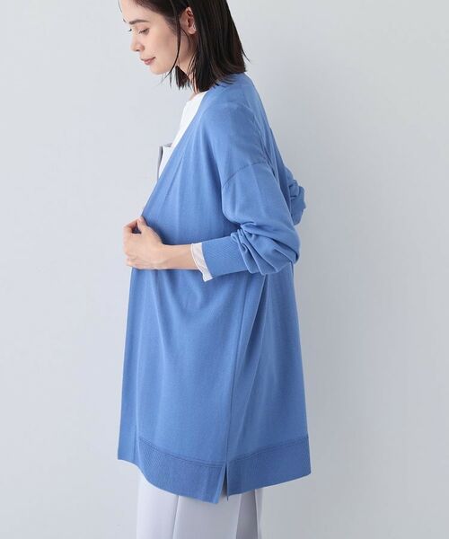 INDIVI / インディヴィ カーディガン・ボレロ | 【洗える／肌触り◎】ミニマムデザイン ニットカーディガン | 詳細10