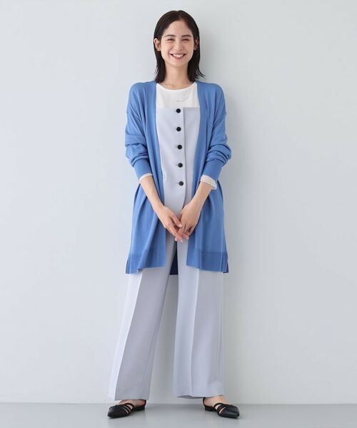 INDIVI / インディヴィ カーディガン・ボレロ | 【洗える／肌触り◎】ミニマムデザイン ニットカーディガン | 詳細12