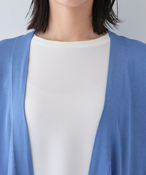 INDIVI / インディヴィ カーディガン・ボレロ | 【洗える／肌触り◎】ミニマムデザイン ニットカーディガン | 詳細17