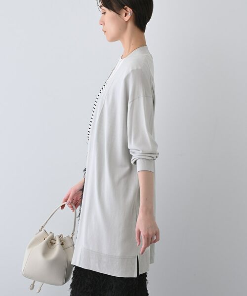 INDIVI / インディヴィ カーディガン・ボレロ | 【洗える／肌触り◎】ミニマムデザイン ニットカーディガン | 詳細2
