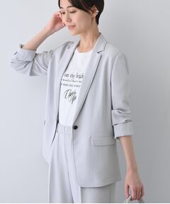 INDIVI / インディヴィ テーラードジャケット | 【着る日傘/遮熱/UVケア】ナローテーラードカラージャケット