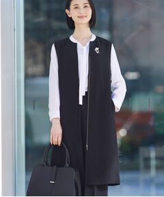 INDIVI / インディヴィ ベスト | 【着る日傘/遮熱/UVケア】ロングジレジャケット