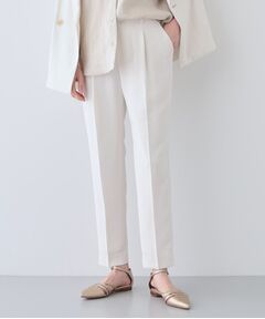 INDIVI / インディヴィ パンツ | 【着る日傘/遮熱/UVケア】タックテーパードパンツ