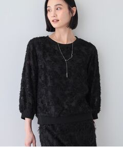 INDIVI / インディヴィ シャツ・ブラウス | 【トレンド／華やか】フリンジカットジャカードトップス