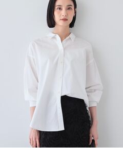 INDIVI / インディヴィ シャツ・ブラウス | 【UVケア／カラーストライプ柄】袖コンシャスシャツ