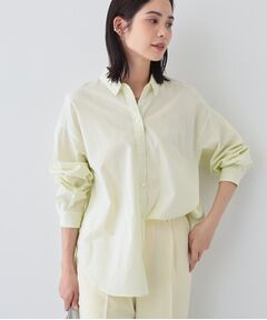 INDIVI / インディヴィ シャツ・ブラウス | 【UVケア／カラーストライプ柄】袖コンシャスシャツ