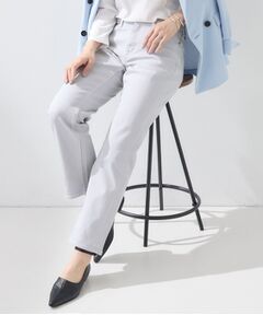 INDIVI / インディヴィ デニムパンツ | 【通年活躍！褒められデニム】スリムストレート デニムパンツ