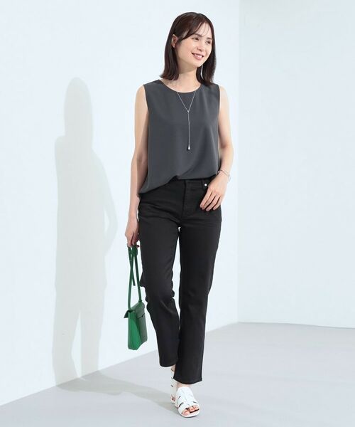 INDIVI / インディヴィ デニムパンツ | 【通年活躍！褒められデニム】スリムストレート デニムパンツ | 詳細21