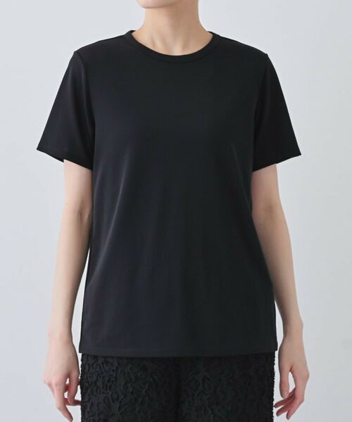 INDIVI / インディヴィ カットソー | 【日本製／トリアセテート】きれいめTシャツ | 詳細10