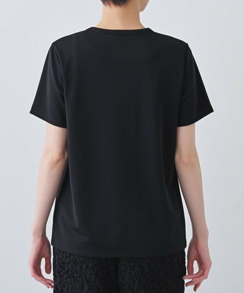 INDIVI / インディヴィ カットソー | 【日本製／トリアセテート】きれいめTシャツ | 詳細12