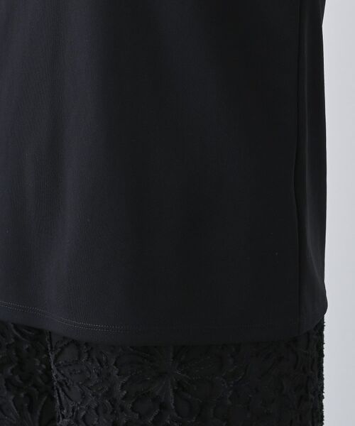 INDIVI / インディヴィ カットソー | 【日本製／トリアセテート】きれいめTシャツ | 詳細15