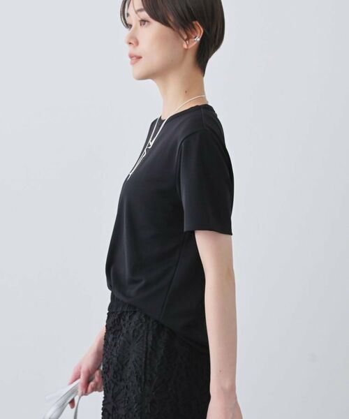 セール】 【日本製／トリアセテート】きれいめTシャツ
