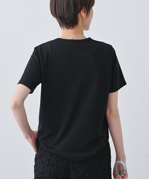 INDIVI / インディヴィ カットソー | 【日本製／トリアセテート】きれいめTシャツ | 詳細7