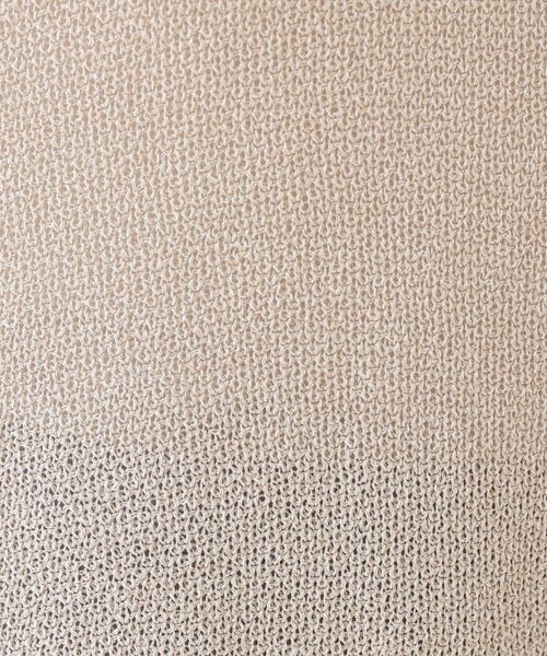 INDIVI / インディヴィ ニット・セーター | 【和紙混素材】フレンチスリーブミックスカラーニット | 詳細17